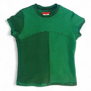 Rare Green Pixel Eckhaus Latta Top